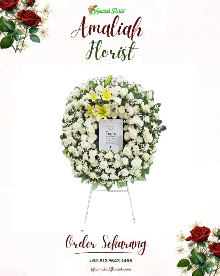 Krans Bunga Duka Mulyasari Tamansari